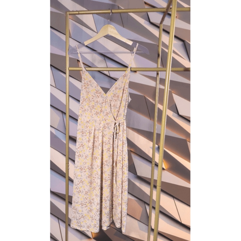 BCBGeneration Rose Smoke Wrap Dress